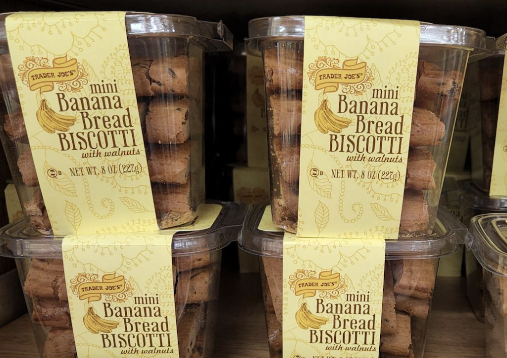 Trader Joe's Mini Banana Bread Biscotti with Walnuts Reviews Trader