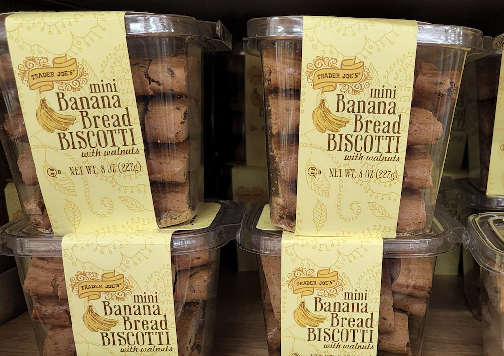 Trader Joe’s Mini Banana Bread Biscotti with Walnuts Reviews