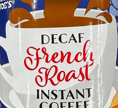 Trader Joe’s Decaf French Roast Instant Coffee Reviews