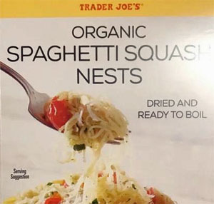 Trader Joe's Organic Spaghetti Squash Nests