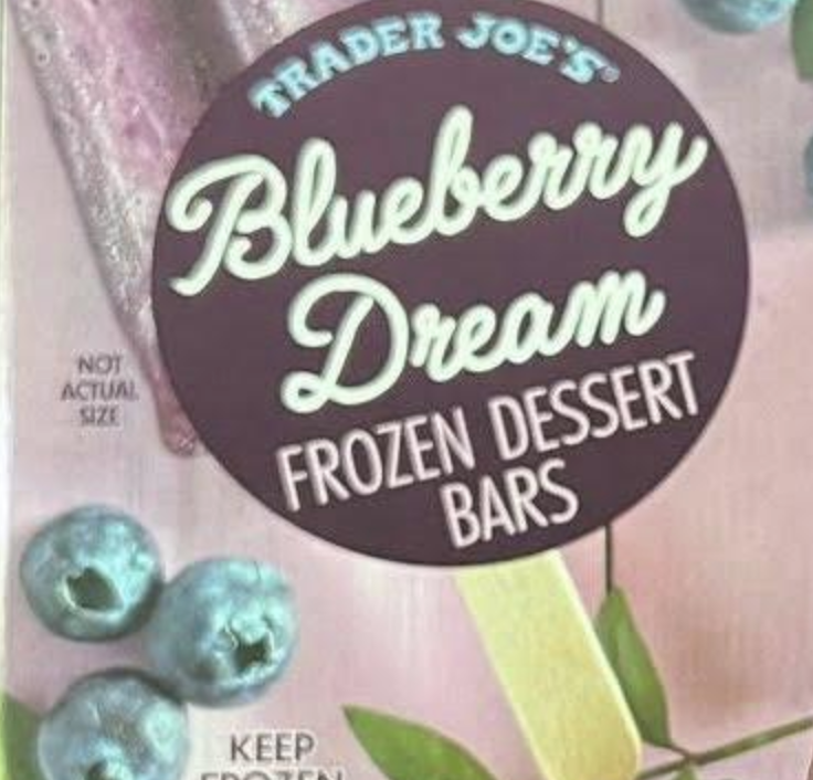 Trader Joe's Blueberry Dream Frozen Dessert Bars