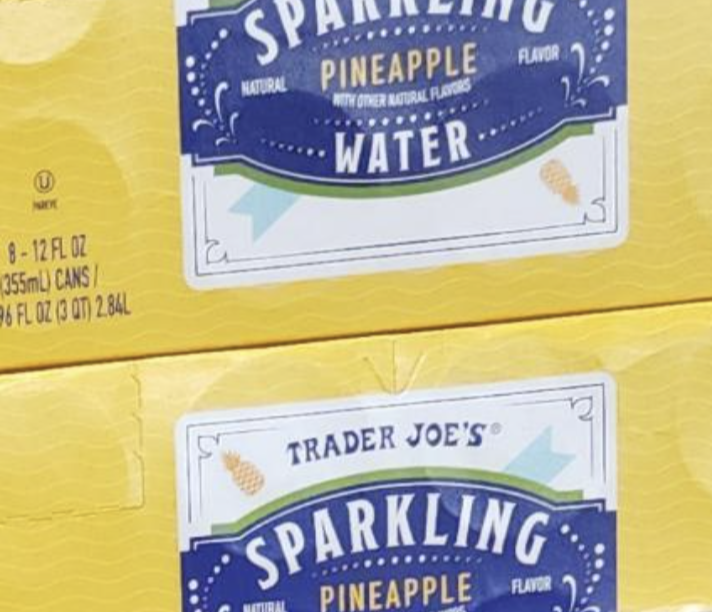 Trader Joe's Sparkling Pineapple Water