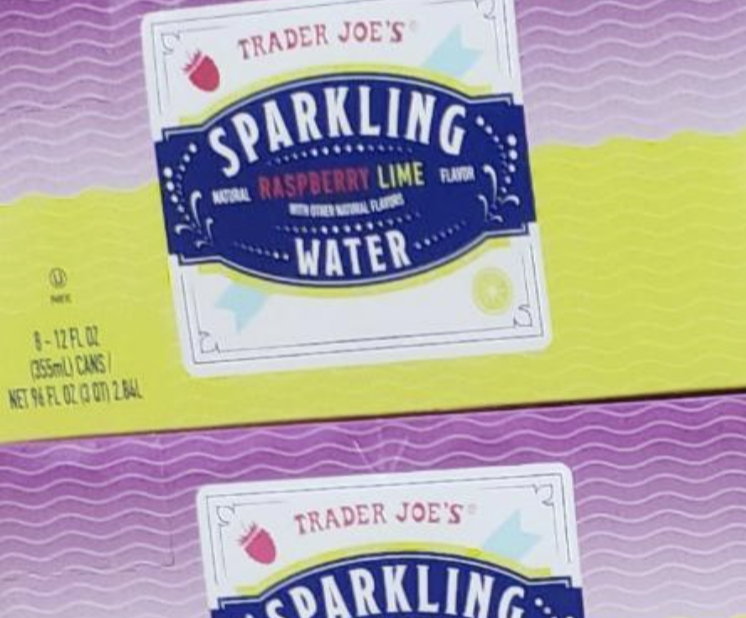 Trader Joe's Sparkling Raspberry Lime Water