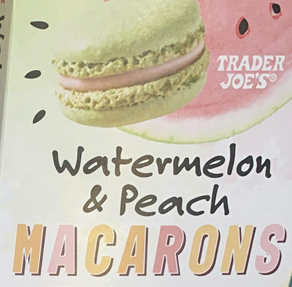 Trader Joe's Watermelon & Peach Macarons