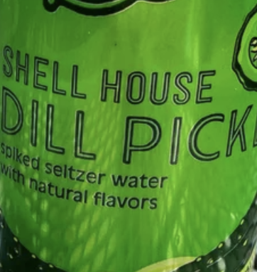 The Shell House Dill Pickle Spiked Seltzer Water