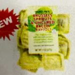 Trader Joe's Brussels Sprouts & Uncured Bacon Ravioli