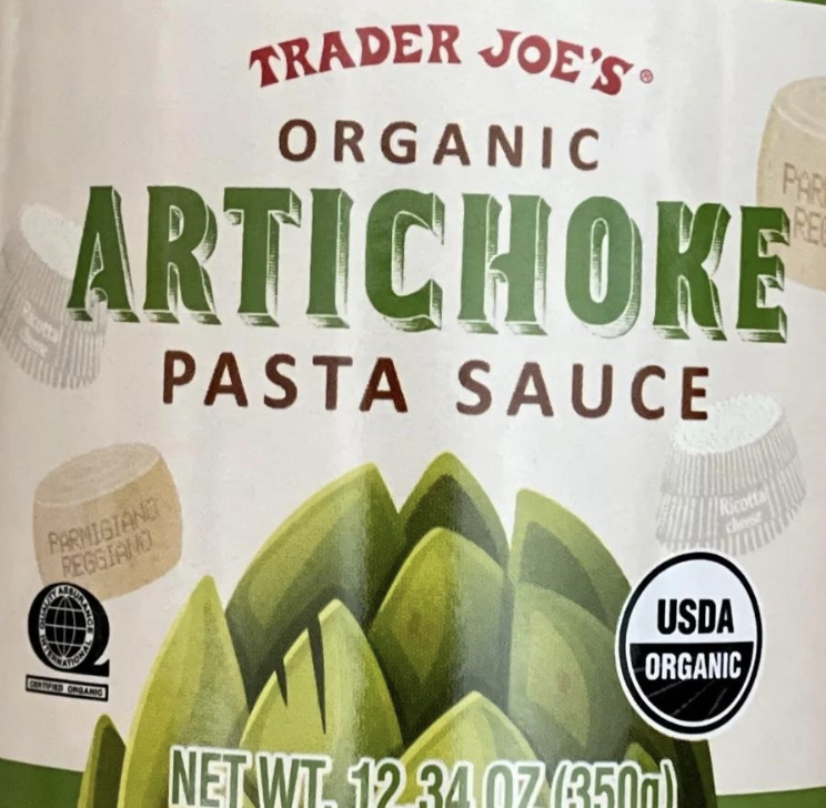 Trader Joe's Artichoke Pasta Sauce