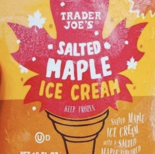 Trader Joe's Salted Maple Ice Cream