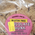 Trader Joe's Gluten Free Chocolate Chunk Cookies with Sea Salt