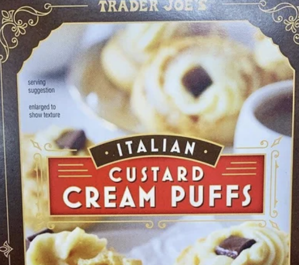 Trader Joe's Italian Custard Cream Puffs