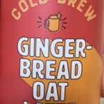 Trader Joe's Cold Brew Gingerbread Oat Latte