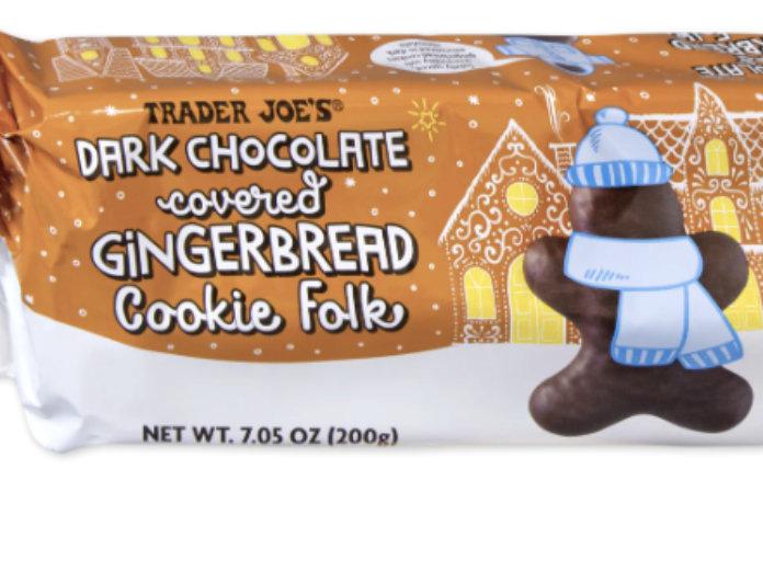 Trader Joe’s. Dark Chocolate Covered Gingerbread Cookie Folk Reviews