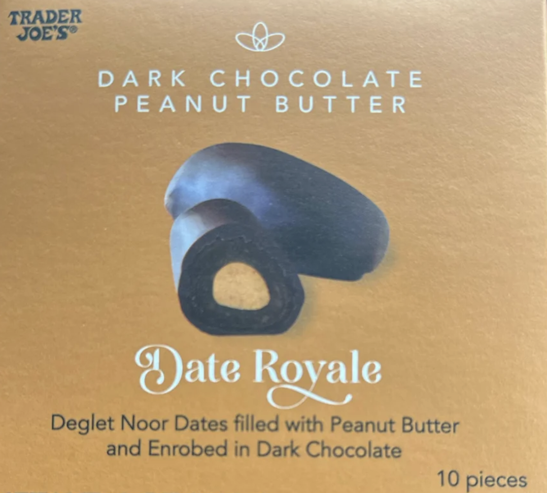 Trader Joe's Dark Chocolate Peanut Butter Date Royale