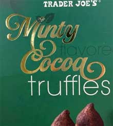 Trader Joe's Minty Cocoa Truffles