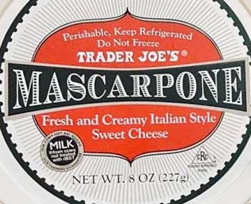 Trader Joe's Mascarpone