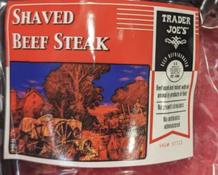 Trader Joe's Shaved Beef Steak