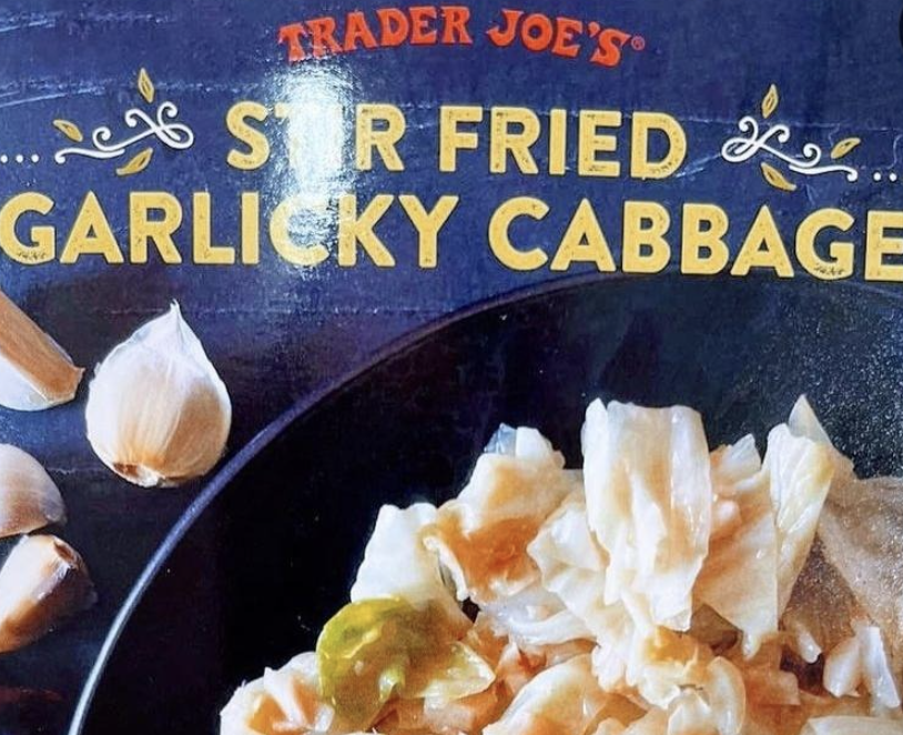 Trader Joe's Stir Fried Garlicky Cabbage