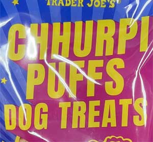 Trader Joe's Chhurpi Puffs Dog Treats
