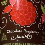 Trader Joe's Chocolate Ice Cream & Raspberry Sorbet Swirl