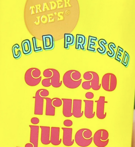 Trader Joe's Cold-Pressed Cacao Fruit Juice Beverage