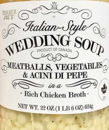 Trader Joe's Italian Style Wedding Soup