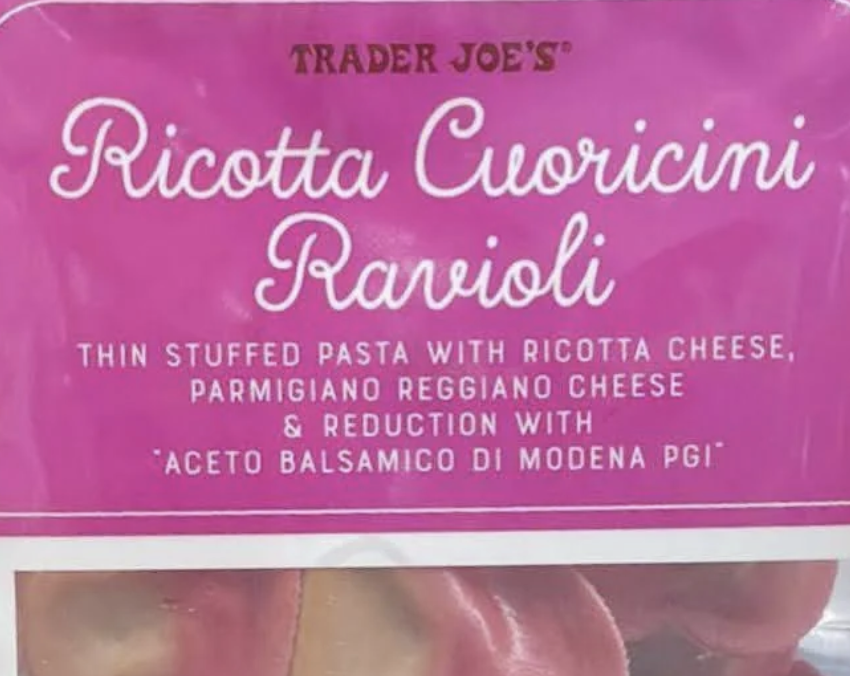 Trader Joe’s Heart-Shaped Ricotta Cuoricini Ravioli Reviews