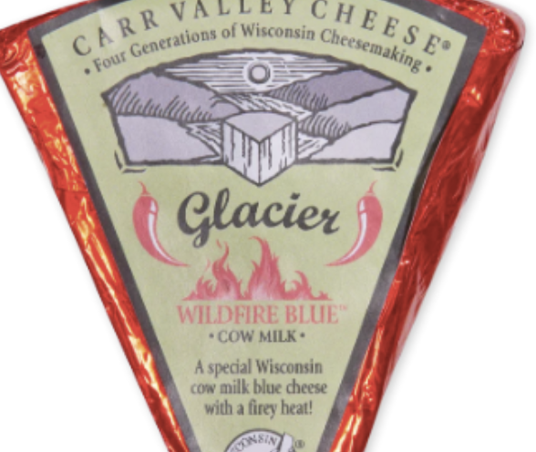 Carr Valley Cheese Glacier Wildfire Blue