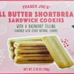 Trader Joe's All Butter Shortbread Sandwich Cookies with Raspberry Filling