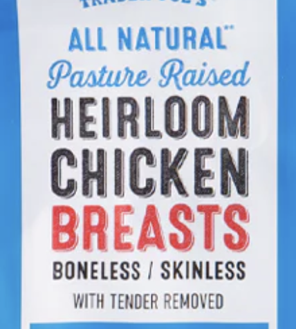 Trader Joe's All Natural Heirloom Whole Chicken 