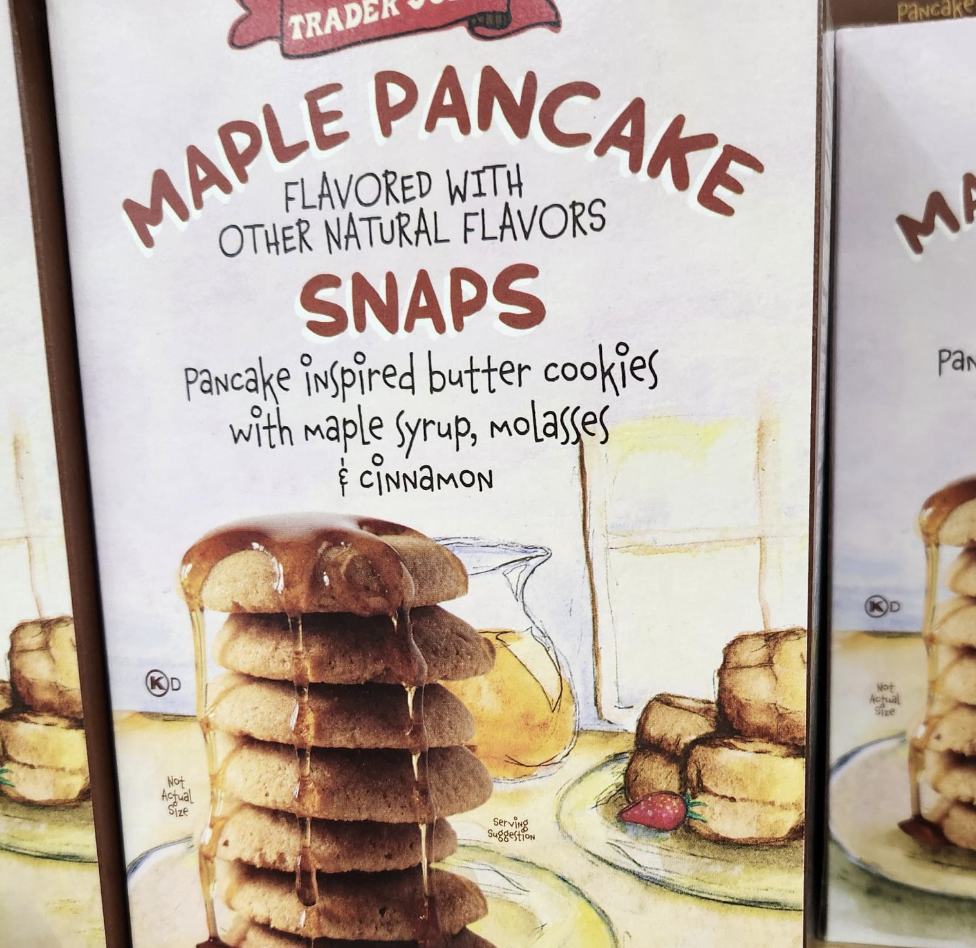 Trader Joe's Maple Pancake Snaps Cookies