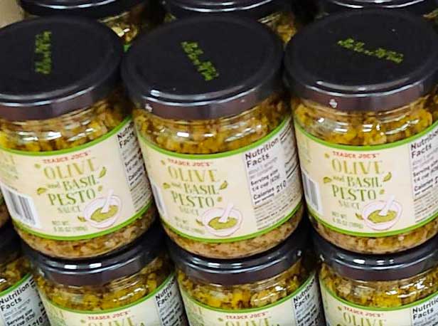 Trader Joe's Olive & Basil Pesto Sauce