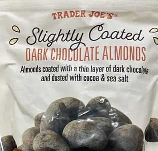 Trader Joe’s Slightly Coated Dark Chocolate Almonds Reviews