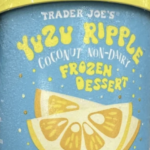 Trader Joe's Yuzu Ripple Coconut Non-Dairy Ice Cream