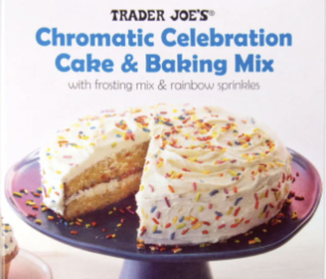Trader Joe's Chromatic Celebration Cake & Baking Mix
