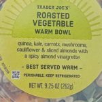 Trader Joe's Roasted Vegetable Warm Bowl