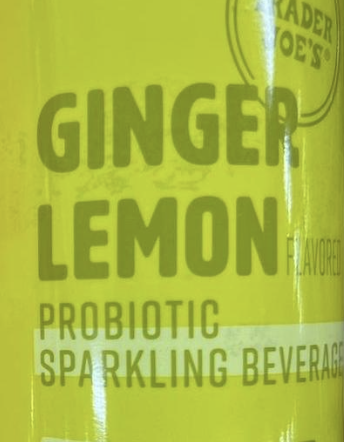 Trader Joe's Ginger Lemon Probiotic Sparkling Beverage