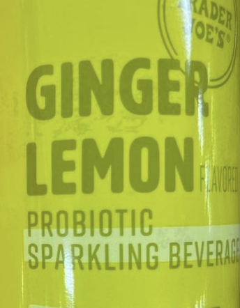 Trader Joe’s Ginger Lemon Probiotic Sparkling Beverage Reviews