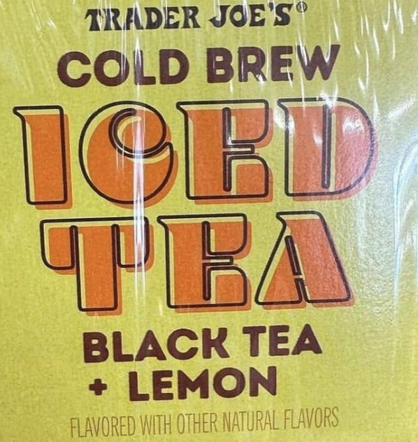 Trader Joe's Cold Brew Iced Tea Black Tea & Lemon