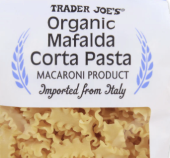 Trader Joe's Organic Mafalda Corta Pasta