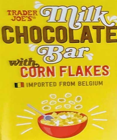 Trader Joe's Milk Chocolate Bar with Corn Flakes