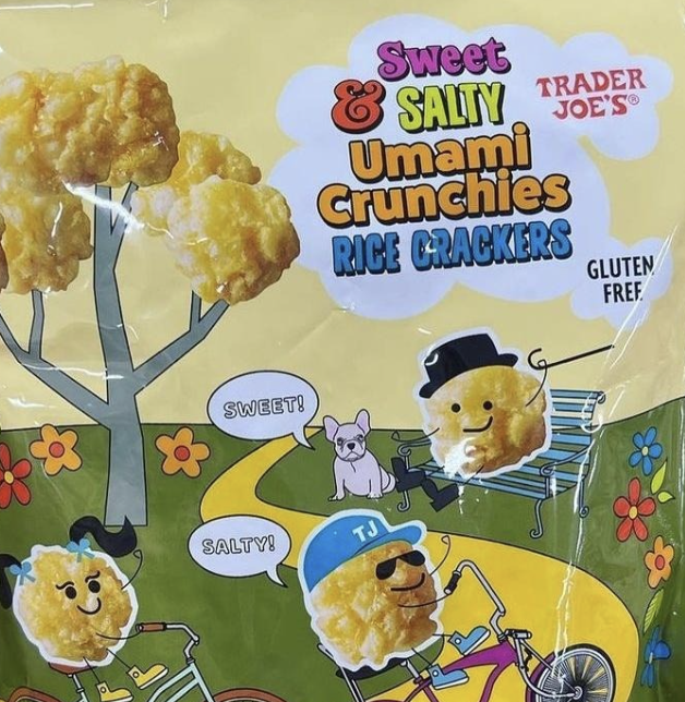 Trader Joe’s Sweet & Salty Umami Crunchies Rice Crackers Reviews