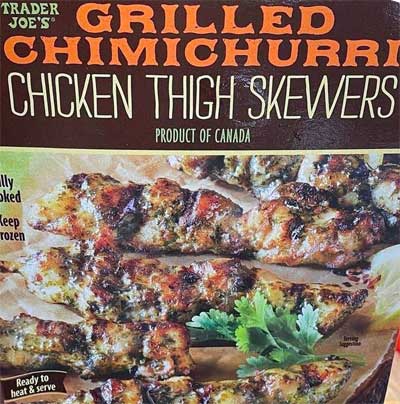Trader Joe’s Grilled Chimichurri Chicken Thigh Skewers Reviews
