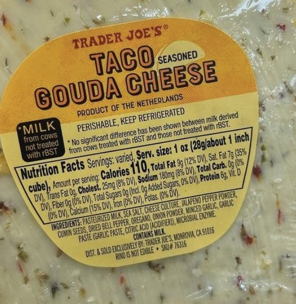 Trader Joe’s Taco Gouda Cheese Reviews