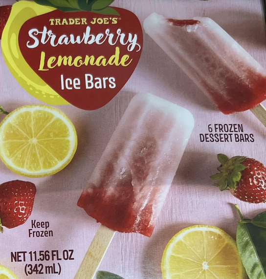 Trader Joe's Strawberry Lemonade Ice Bars