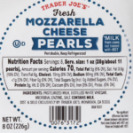 Trader Joe's Fresh Mozzarella Cheese Pearls
