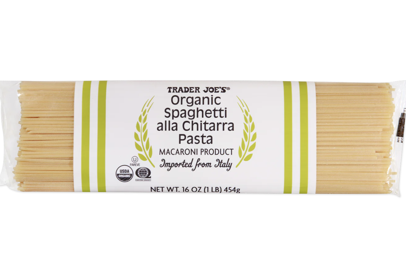 Trader Joe's Organic Spaghetti alla Chitarra Pasta