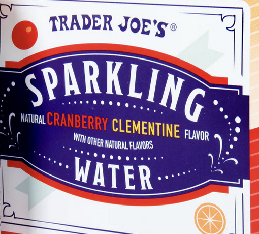 Trader Joe's Cranberry Clementine Sparkling Water