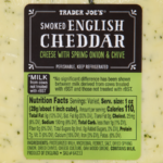 Trader Joe's Smoked English Cheddar Cheese with Spring Onion & Chive
