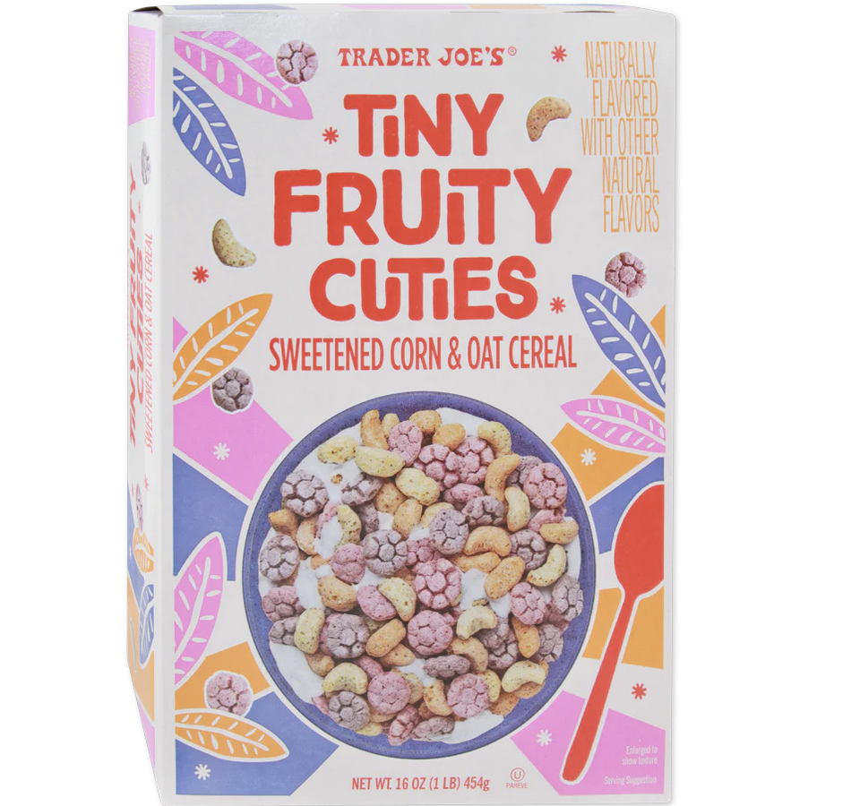 Trader Joe's Tiny Fruity Cuties Sweetened Corn & Oat Cereal