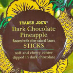Trader Joe's Dark Chocolate Pineapple Sticks